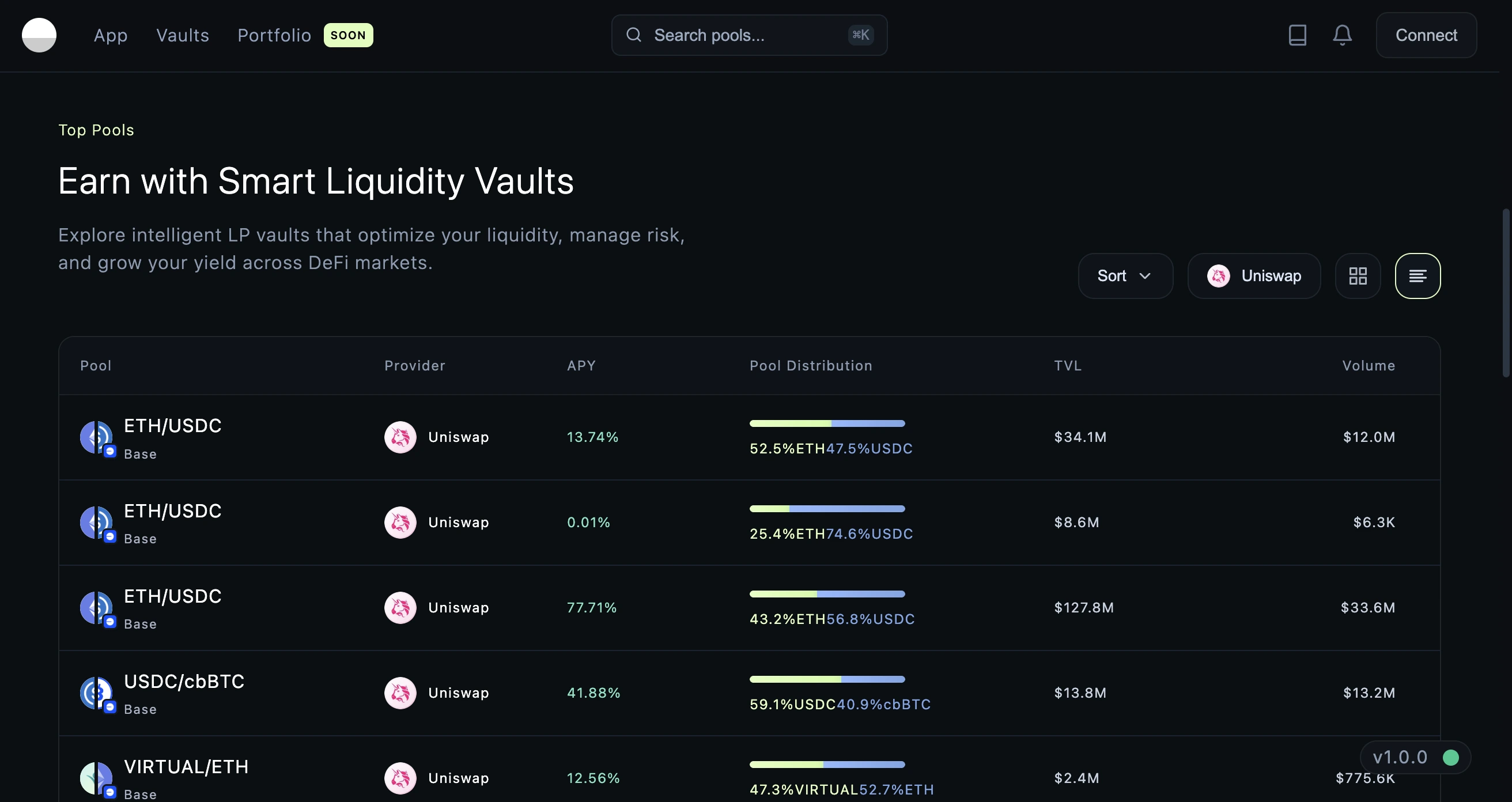 Mercuri app interface preview